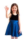Cute six year old girl Royalty Free Stock Photo