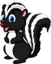 Cute skunk cartoon