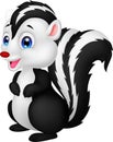 Cute skunk cartoon