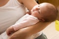 Cute sleeping baby Royalty Free Stock Photo