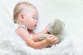 Cute Sleeping baby girl Royalty Free Stock Photo