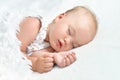 Cute Sleeping baby girl Royalty Free Stock Photo