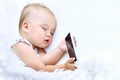 Cute Sleeping baby girl Royalty Free Stock Photo