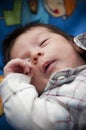 Cute sleeping newborn baby