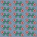 cute small flower pattern background Royalty Free Stock Photo