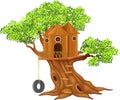 Cute small tree house Royalty Free Stock Photo