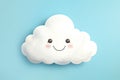 cute smiling cloud childish AI generated