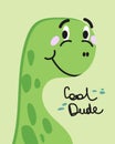 Â«Cool dudeÂ» slogan design for fashion graphics, t shirt prints, posters, stickers