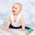 Cute smiling toddler Royalty Free Stock Photo