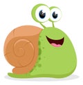 Cute snail cartoon