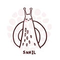 Cute Snail Portrait