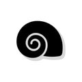Cute snail shell logo icon Royalty Free Stock Photo