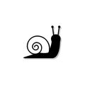 Cute snail shell logo icon Royalty Free Stock Photo