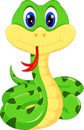 Cute snake cartoon