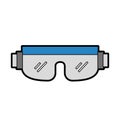 Cute snowboard protective glasses