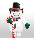 Cute snowman doll Royalty Free Stock Photo