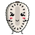 Cute soursop emoticon