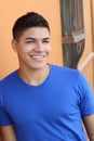 Cute South American young man smiling Royalty Free Stock Photo