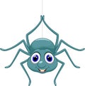 Cute spider cartoon Royalty Free Stock Photo