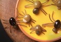 Cute spooky Halloween spider appetizers