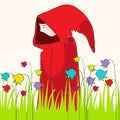 Cute spring girl Royalty Free Stock Photo
