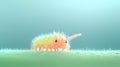 A Cute Springtail Insect Macro Royalty Free Stock Photo