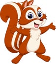 Cute squirrel cartoon