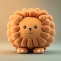 Cute Squishy Lion Plush Toy