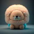 Cute Squishy Lion Plush Toy