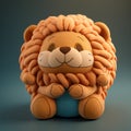 Cute Squishy Lion Plush Toy