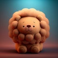 Cute Squishy Lion Plush Toy