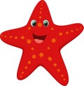 Cute starfish cartoon