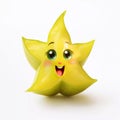 Cute Starfruit Happy Cartoon Character