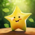 Cute Starfruit Happy Cartoon Character
