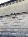 Cute statue in Prague, small Girl with swallow, Czech Republic