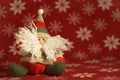 Cute Stuffed Santa Doll Royalty Free Stock Photo