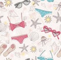 Cute summer abstract pattern