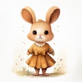 Cute and Sweet innocent face rabbit illustration