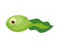 cute tadpole cartoon