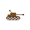 Cute tank graphic design template vector isolated