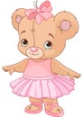 Cute Teddy Bear Ballerina