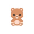 Cute Teddy bear icon Royalty Free Stock Photo