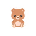 Cute Teddy bear icon Royalty Free Stock Photo