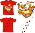 Cute teddy bear tee shirt