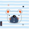 Cute Teddy Bear vectior illustration