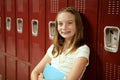 Cute Teen Girl by Lockers