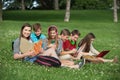 Cute Teens Studying