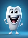 Cute teeth character animated, cartoon style, animated expressions, quirky expressions, playful expressions, medicine