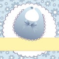 Cute template for baby card Royalty Free Stock Photo