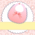 Cute template for baby card Royalty Free Stock Photo